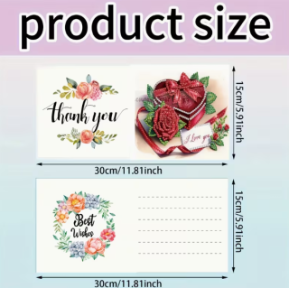 Preview: Diamond Painting 6er-Set Rosen 